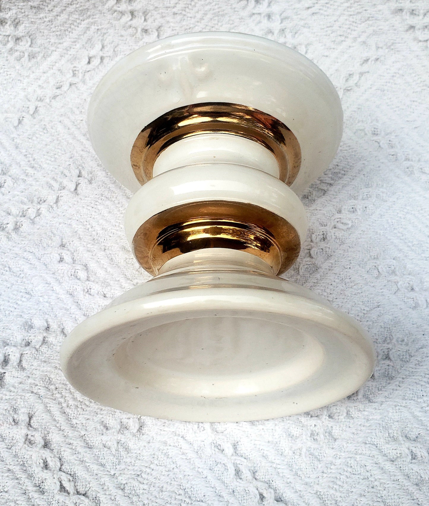 Vintage Porcelain Pillar Candle Holder