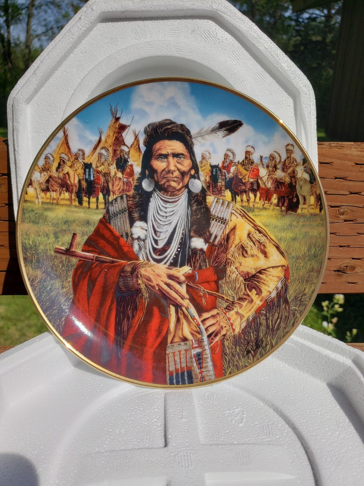 Franklin Mint American Indian Heritage Chief Joseph Man of Peace