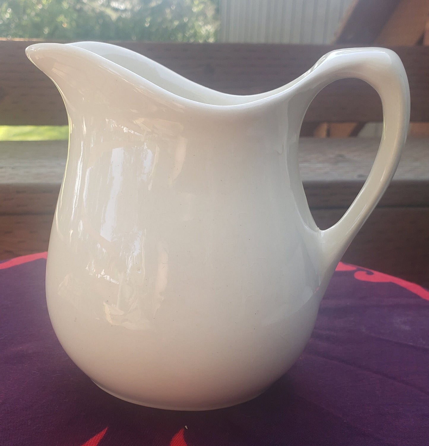 Vintage Cream/Beige Milk Pitcher