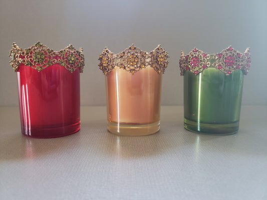 Vintage Scented Jeweled Candles