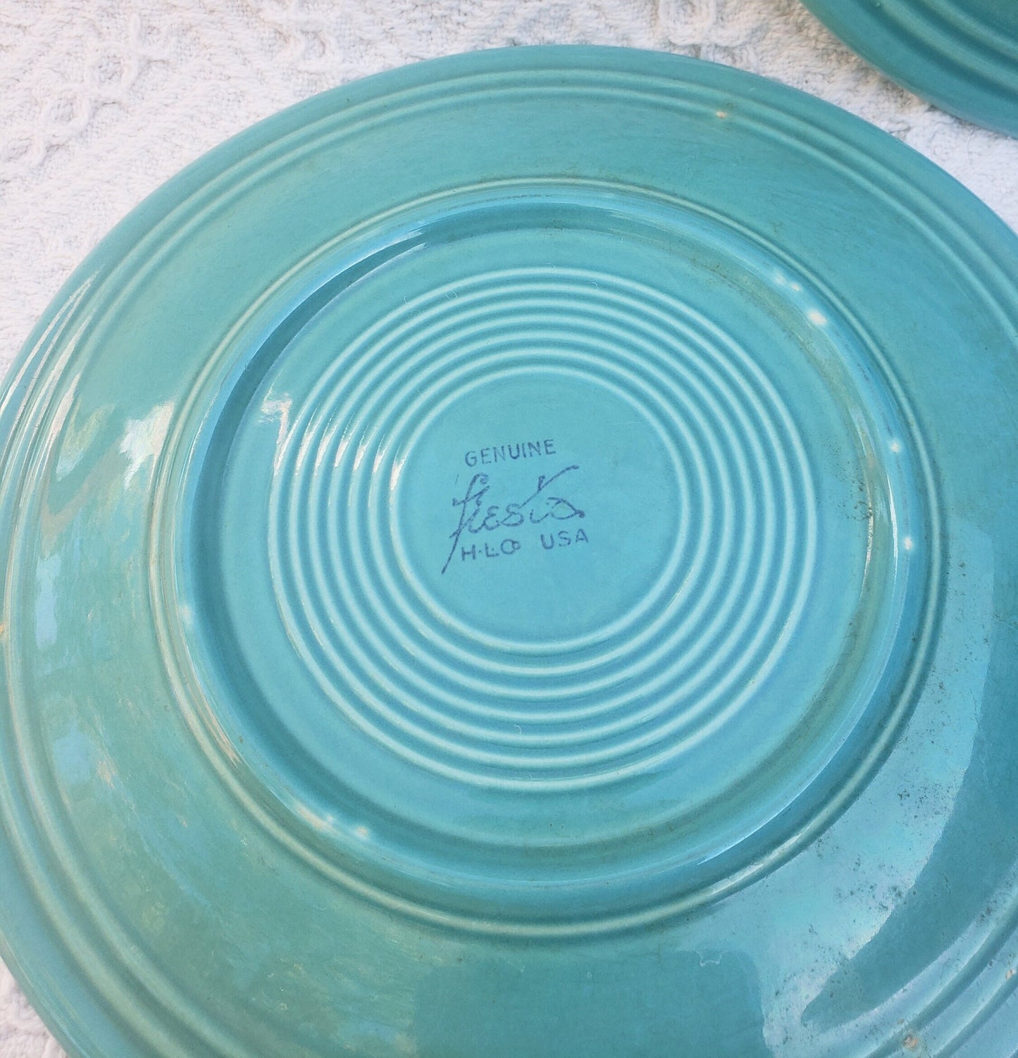 Vintage Fiesta Pottery 9" Lunch Plate