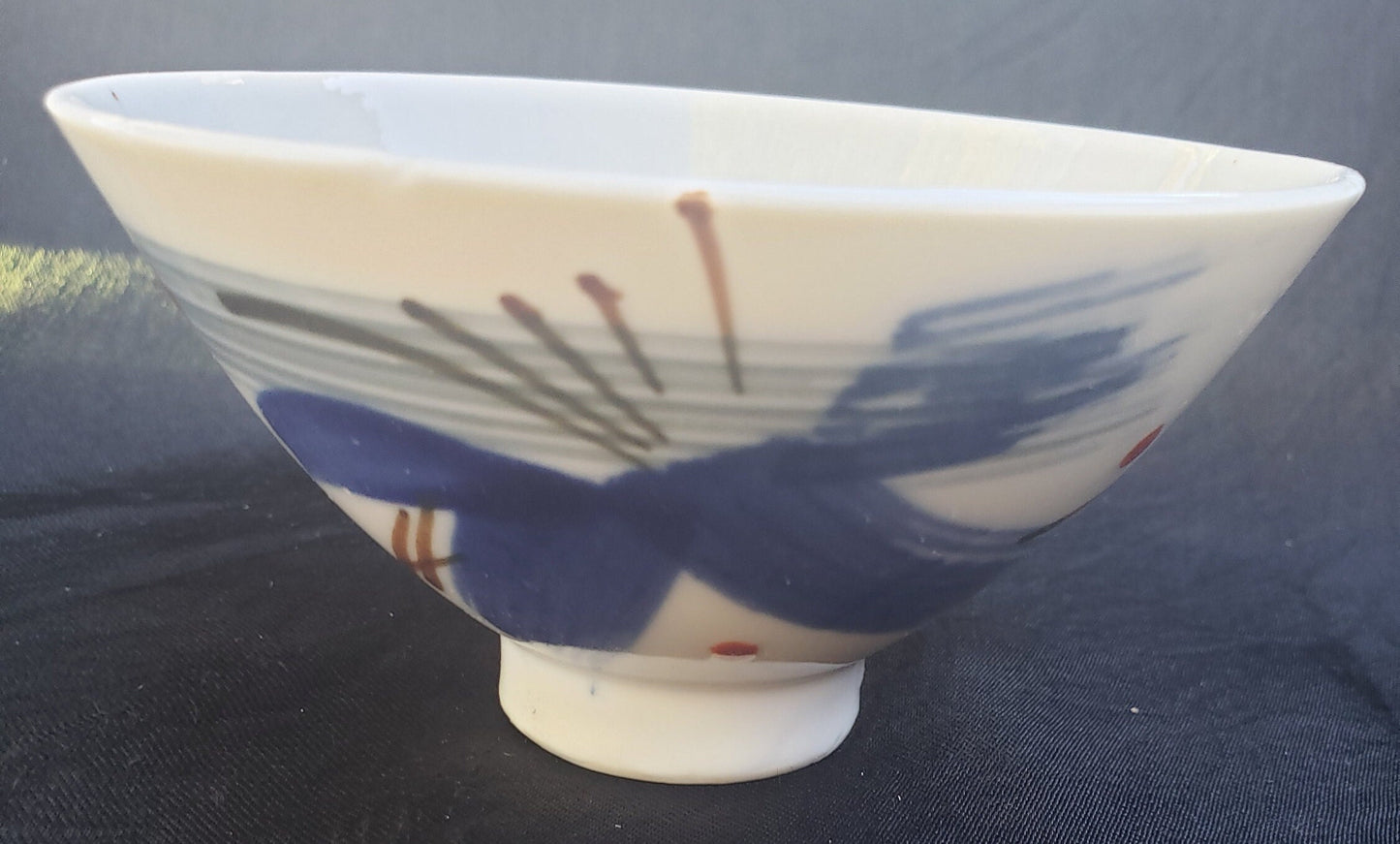 Vintage Japanese Porcelain Rice Bowl