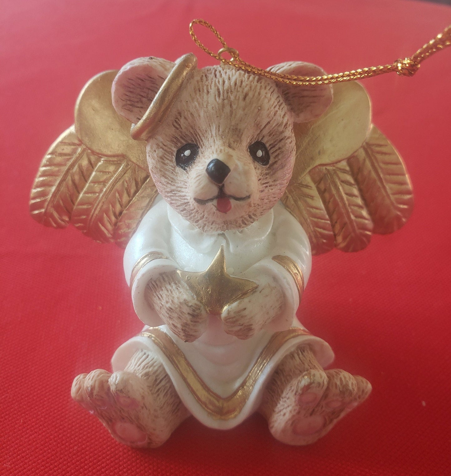 Adorable Angel Bear Christmas Ornament