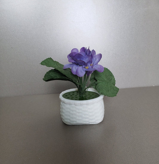 Vintage Avon Basket of Violets Pomander