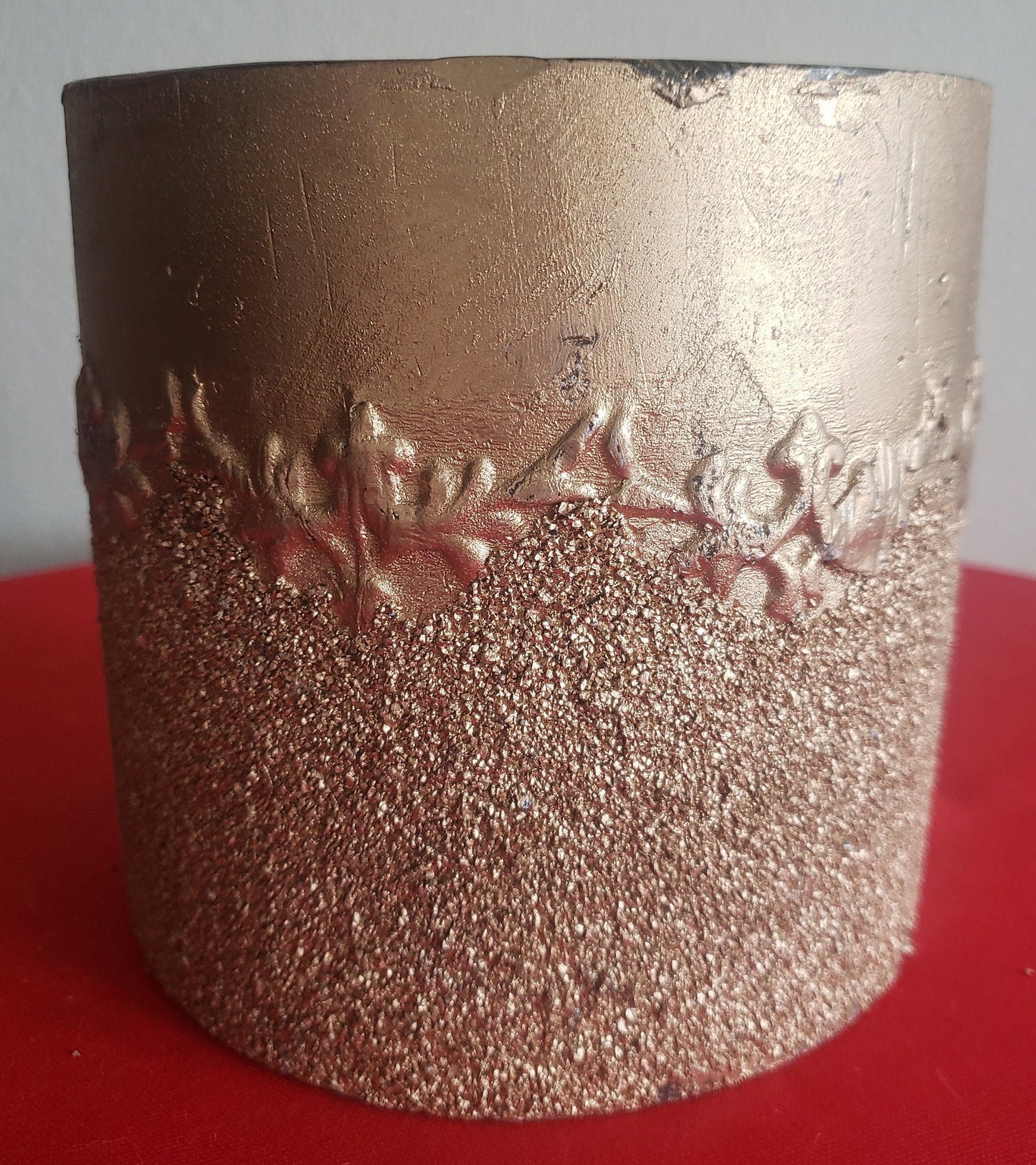 Vintage Textured Gold 3 Wick Candle