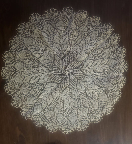 Vintage Handmade Crocheted Lace Doily