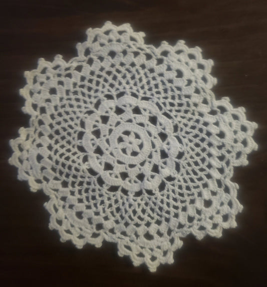 Set of 3 Vintage Crocheted Doilies