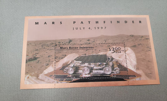 1997 Mars Pathfinder Stamp Souvenior