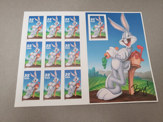 Bugs Bunny Booklet Sheet of 10 MINT NH 32 Cent Stamp