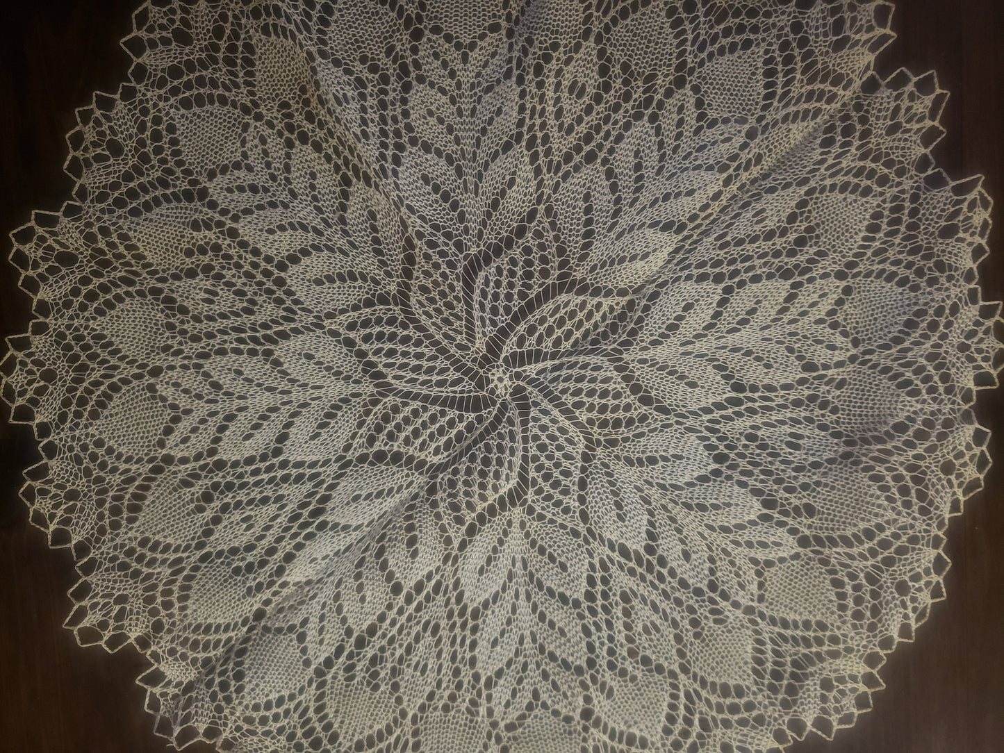 Vintage Handmade Crocheted Lace Doily