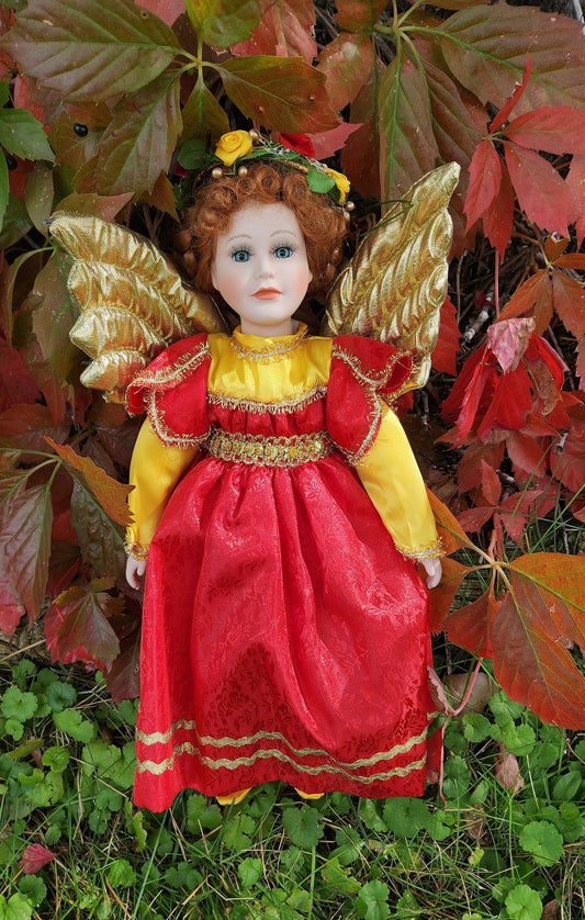 Catherine 16" Angel Porcelain Doll